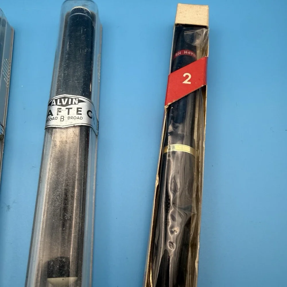 Vintage Alvin Koh-I-Noor Rapidograph Technical Drafting Pens Germany Lot of 4